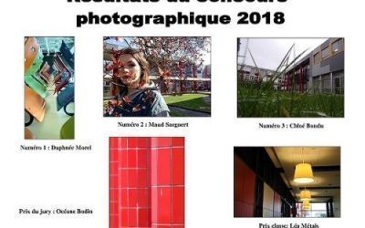 Les gagnants du concours photos 2017-2018 sont…