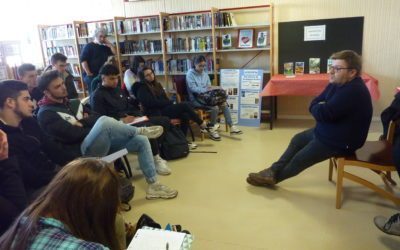 2018 : Rencontre avec Sylvain Levey dans le cadre du projet « Je lis du théâtre »
