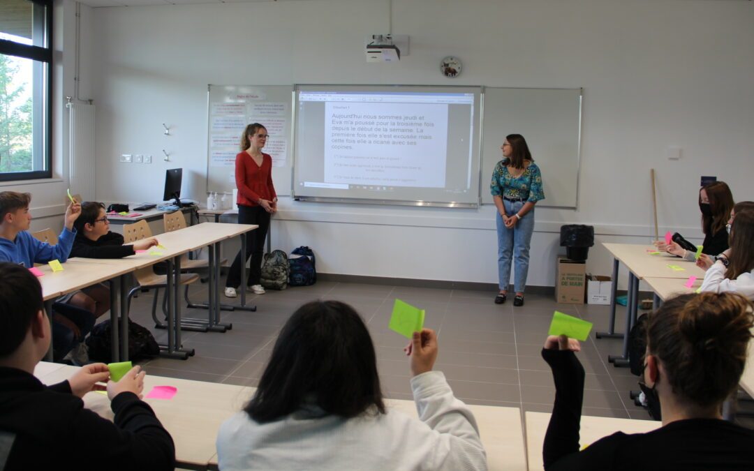 Ambassadrices contre le harcèlement – ateliers de prévention au collège de Loireauxence