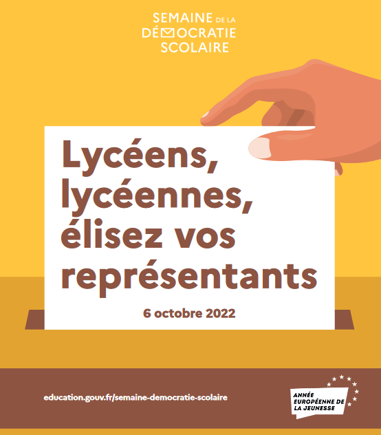6 octobre : élections des délégués au Conseil de Vie Lycéenne
