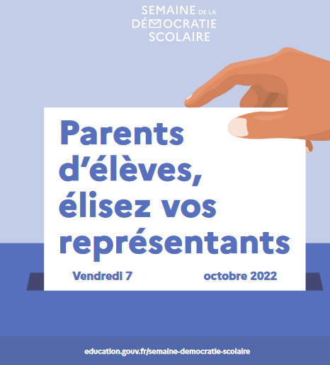 7 octobre : Elections des représentants des parents d’élèves au Conseil d’administration