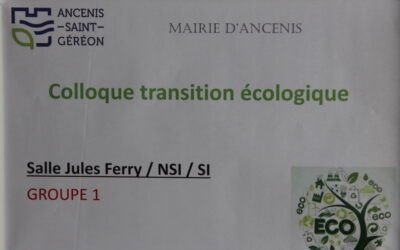 « Transition écologique : territoires en action ! »