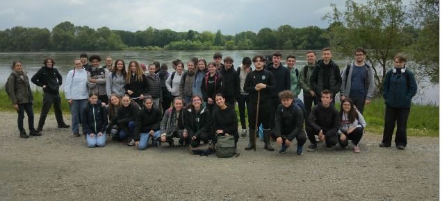 Sortie géologique du niveau Terminal spé SVT en bord de Loire