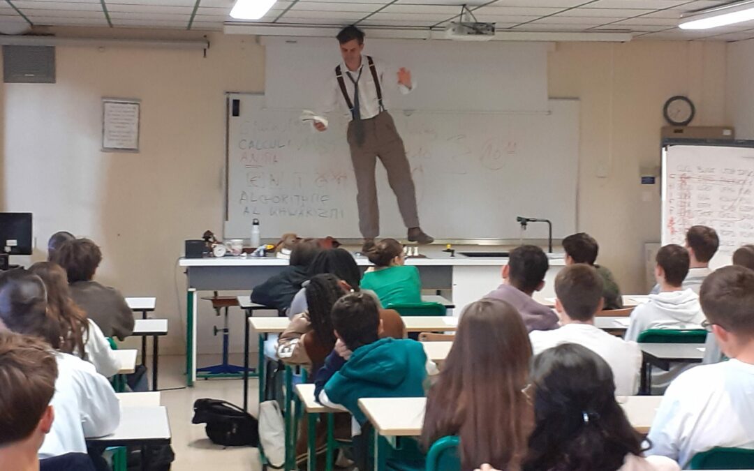 Le théâtre du Quartier Libre se déplace au lycée ! Prof Turing, une leçon d’histoire et de mathématiques